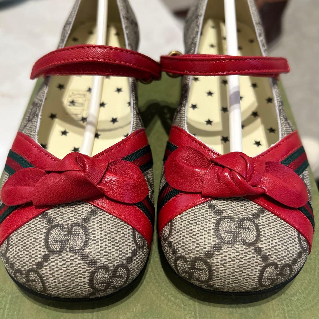 グッチ　GG柄　パンプス