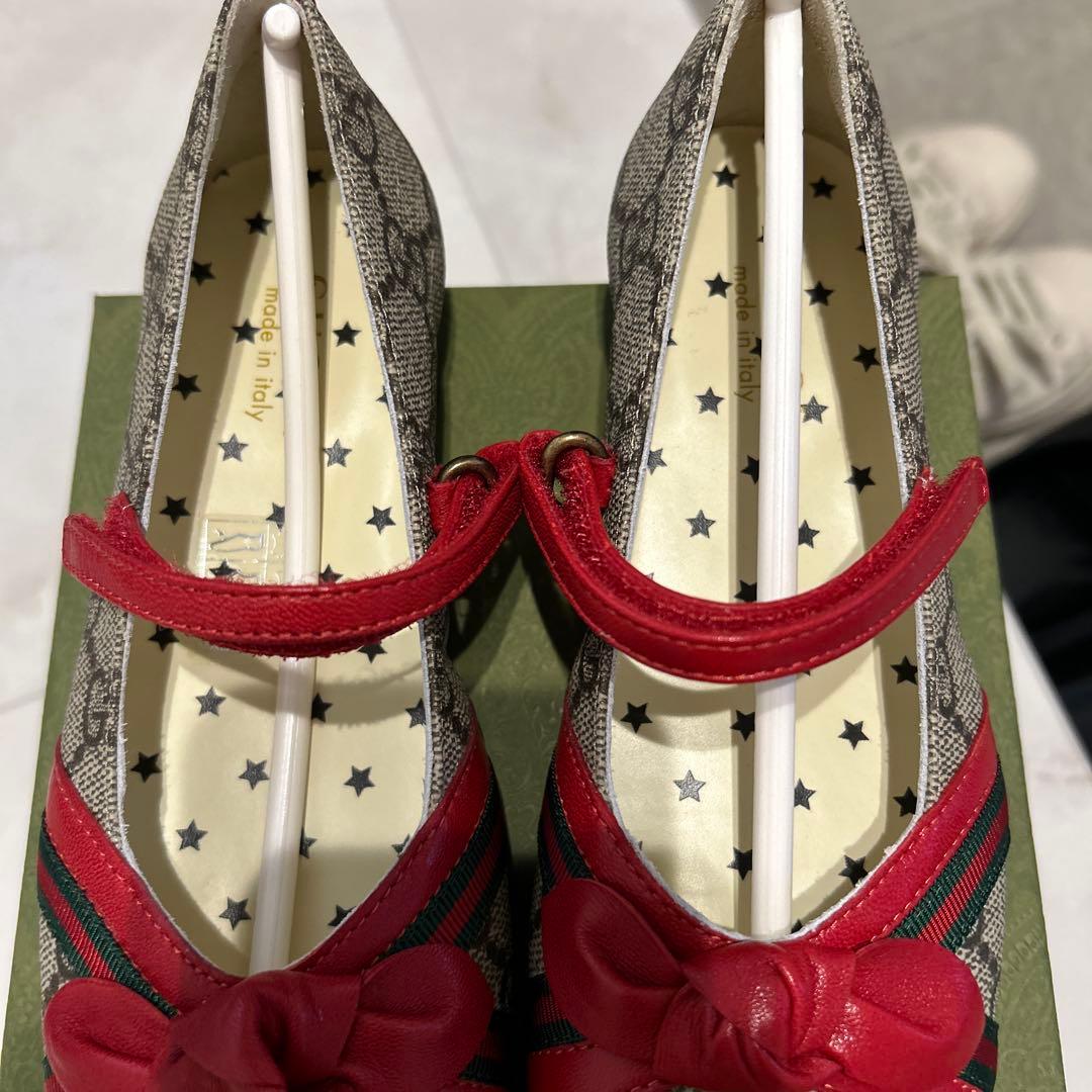 グッチ　GG柄　パンプス