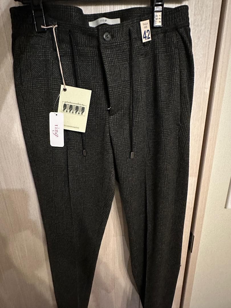 【新品タグ付き】giabsarchivio グレンプレイドジャージー サイズ42