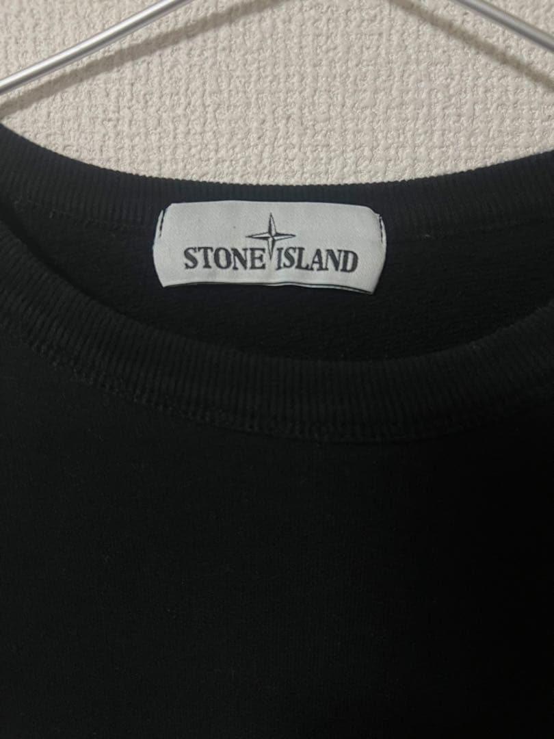 stone  sweat ストーンアイランド　スウェット　黒　美品