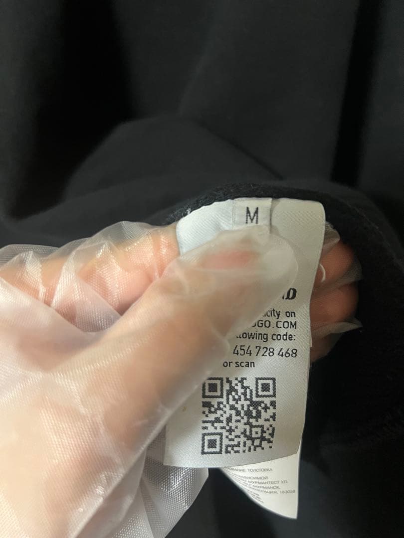 stone  sweat ストーンアイランド　スウェット　黒　美品