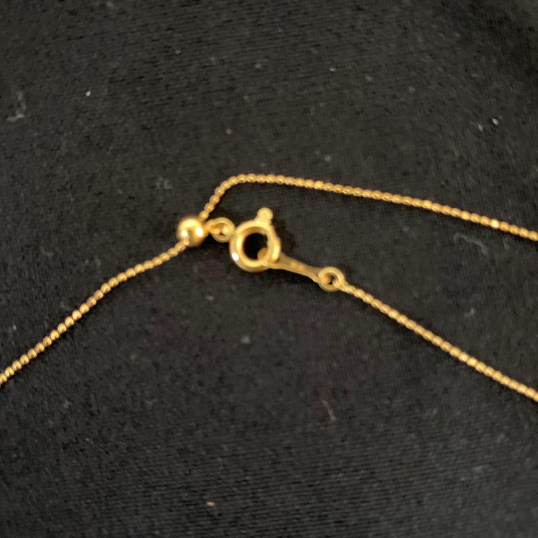 K18（YG） アコヤ真珠 デザインネックレス