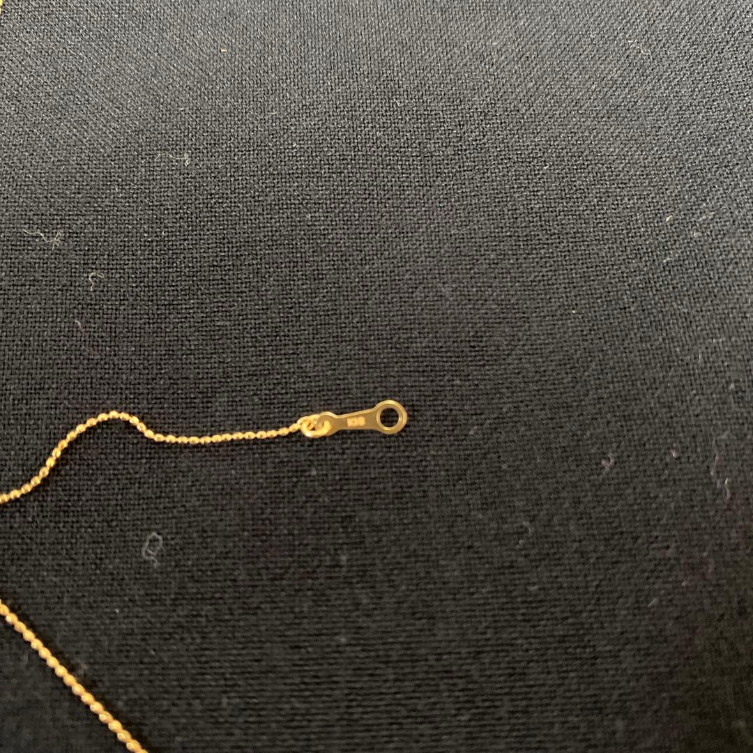 K18（YG） アコヤ真珠 デザインネックレス