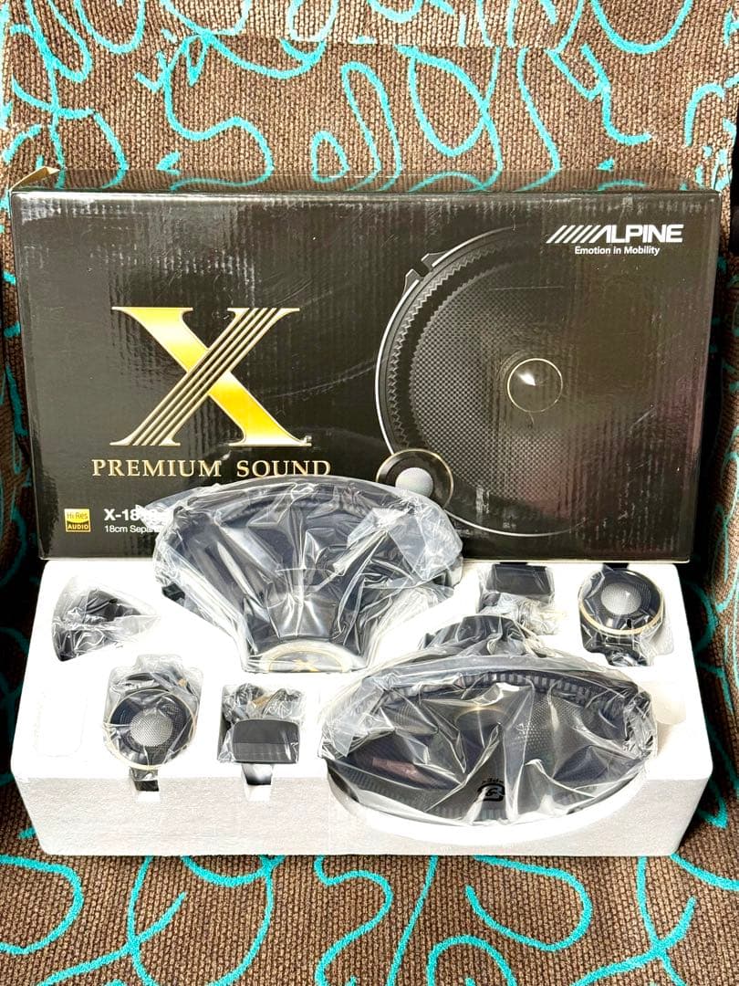 【アルパイン X-181S】18cmセパレート2ウェイ スピーカー