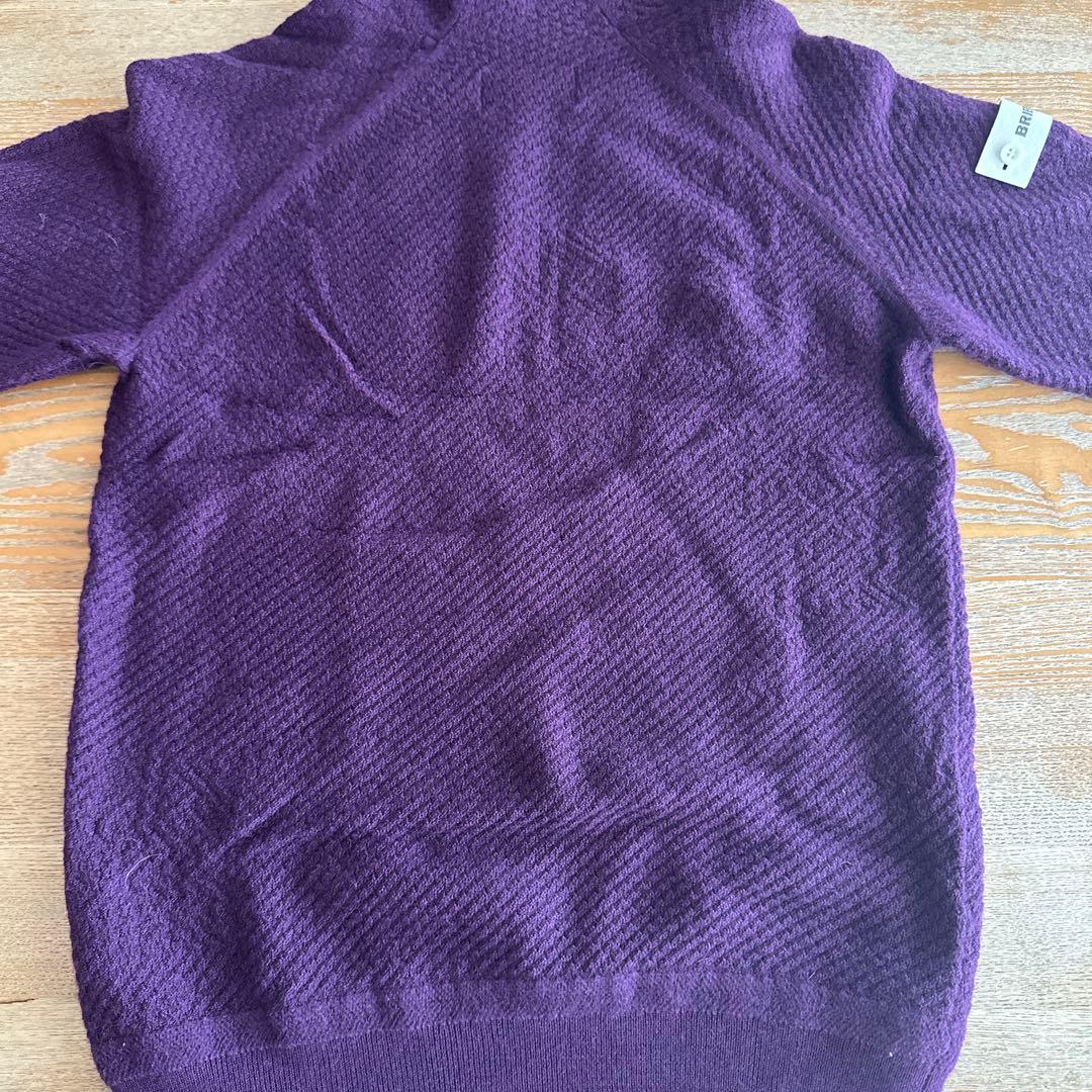 週末値下　ブリーフィングゴルフ　パープル　ニット　M 美品