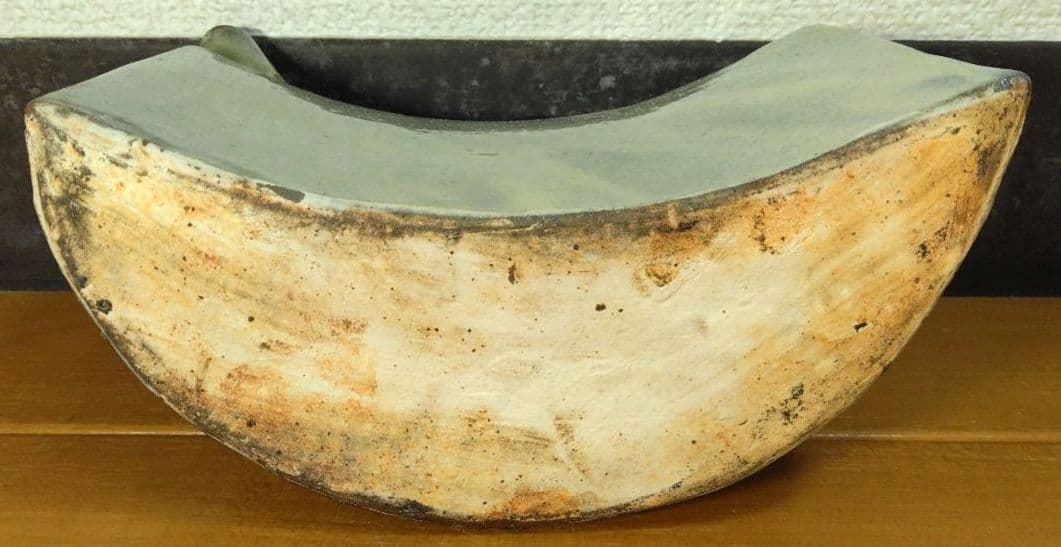 人間国宝 金城次郎 海老紋抱瓶 栞 共箱 美品 壺屋焼 壷屋焼 やちむん