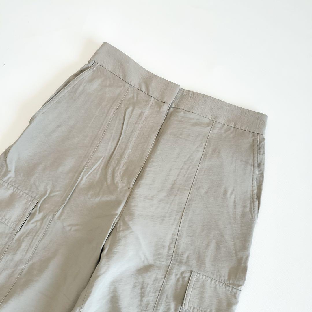 theoryluxe　セオリーリュクス　ウォッシャブル　美脚パンツ　カーキ