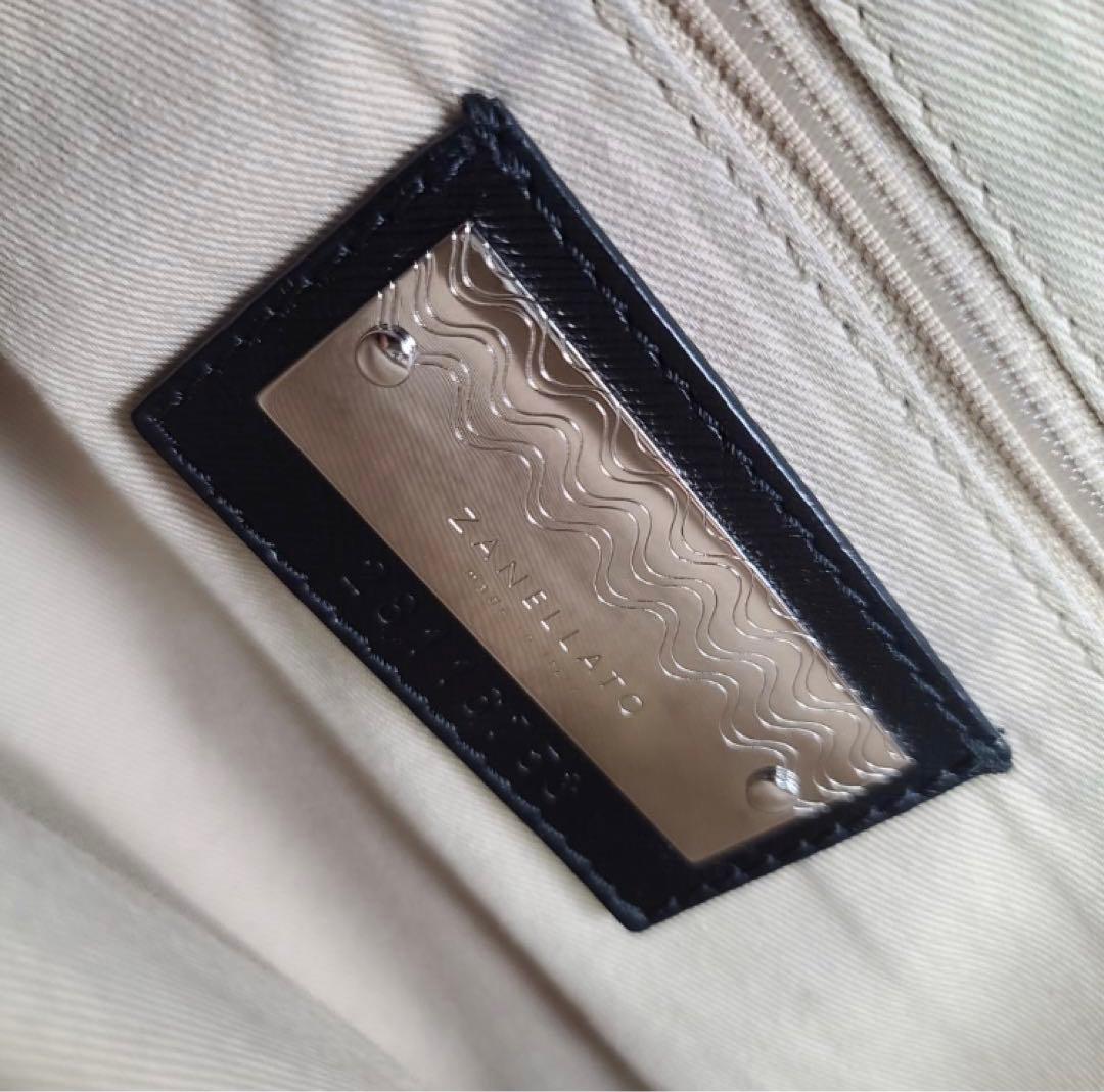 【美品】ZANELLATO ザネラート ポスティーナ レザー ショルダーバック