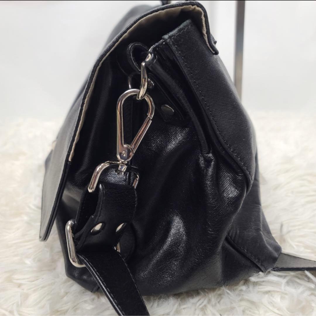 【美品】ZANELLATO ザネラート ポスティーナ レザー ショルダーバック