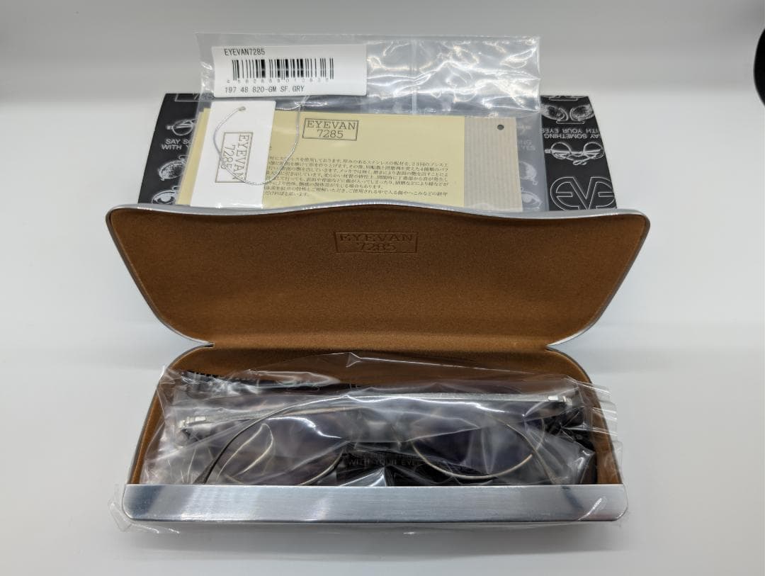 小物 EYEVAN 7285 197 col. 820 VINTAGE SILVER