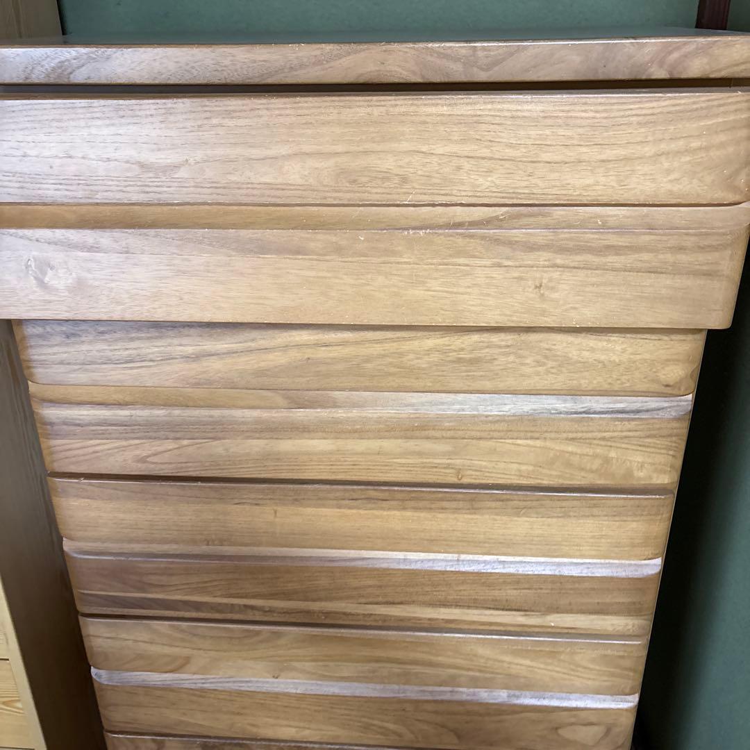 ニトリ木製5段チェスト