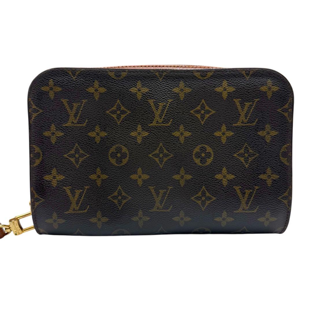 6129 希少旧モデル ルイヴィトン モノグラムオルセー クラッチバッグ 保存袋