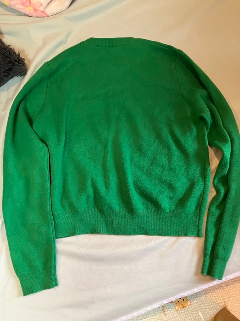 CABaN コットンカシミヤクルーネックカーディガン　Sサイズ