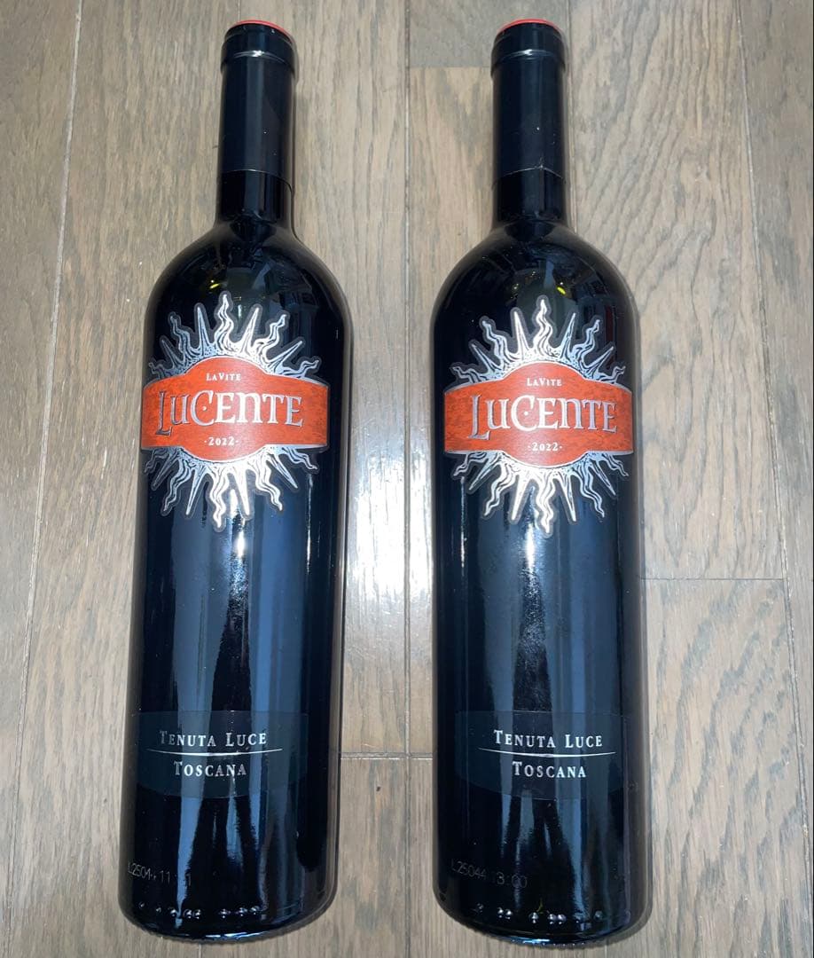 2本セット、Lucente 2022 トスカーナ 赤ワイン 750ml
