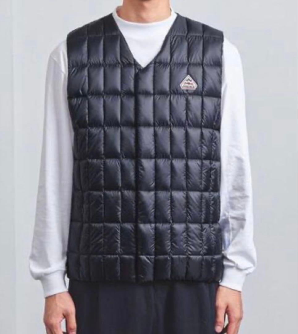 【新品未使用】PYRENEX ダウンベスト インナーダウン / M ブラック