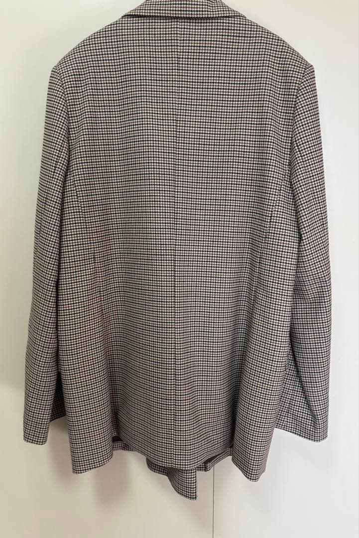 Mila Owen チェックダブルブレザージャケット