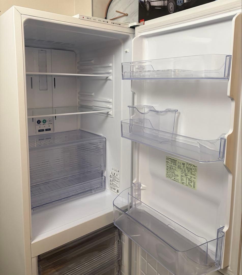 熊熊　SHARP★冷凍冷蔵庫SJ-AK31G ホワイトプラズマクラスター