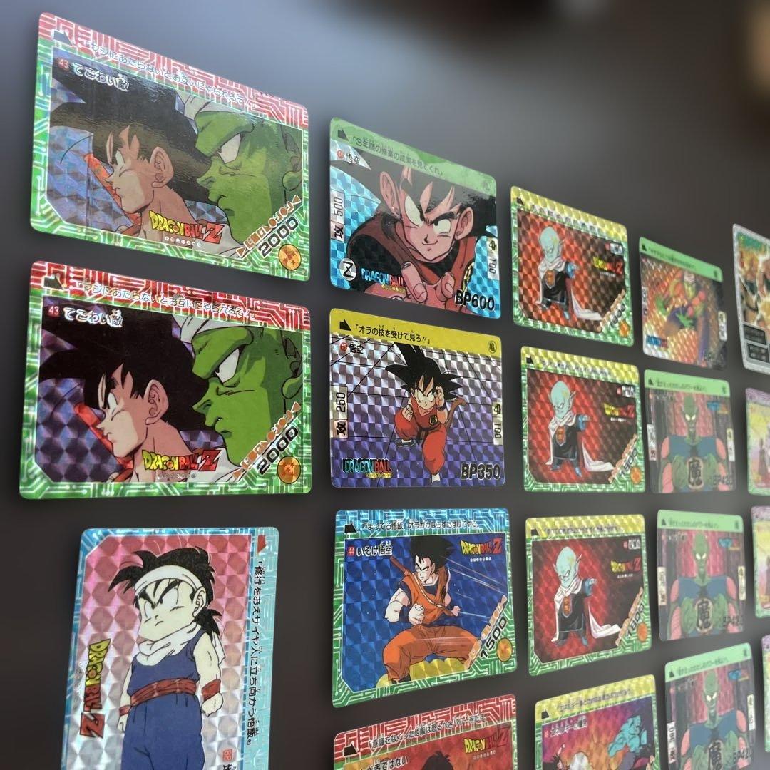 オ*ト様 【超目玉商品】【当時物】【希少品】初期のドラゴンボールカードダス19枚