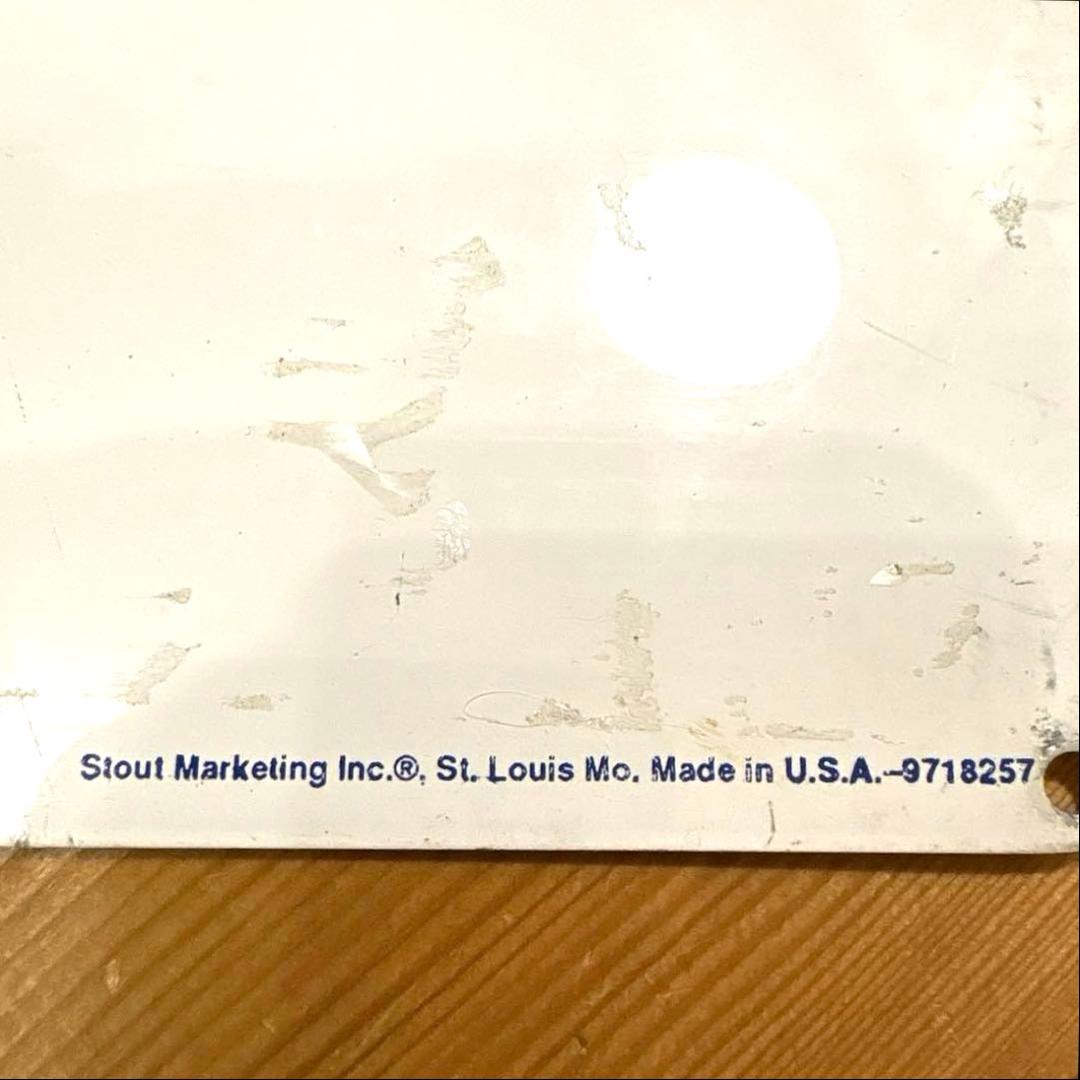 90年代　ペプシコーラ　まメタル　看板　StoutSign ガレージ　USA