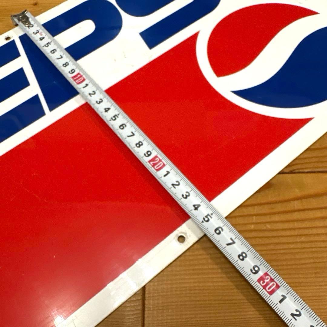 90年代　ペプシコーラ　まメタル　看板　StoutSign ガレージ　USA