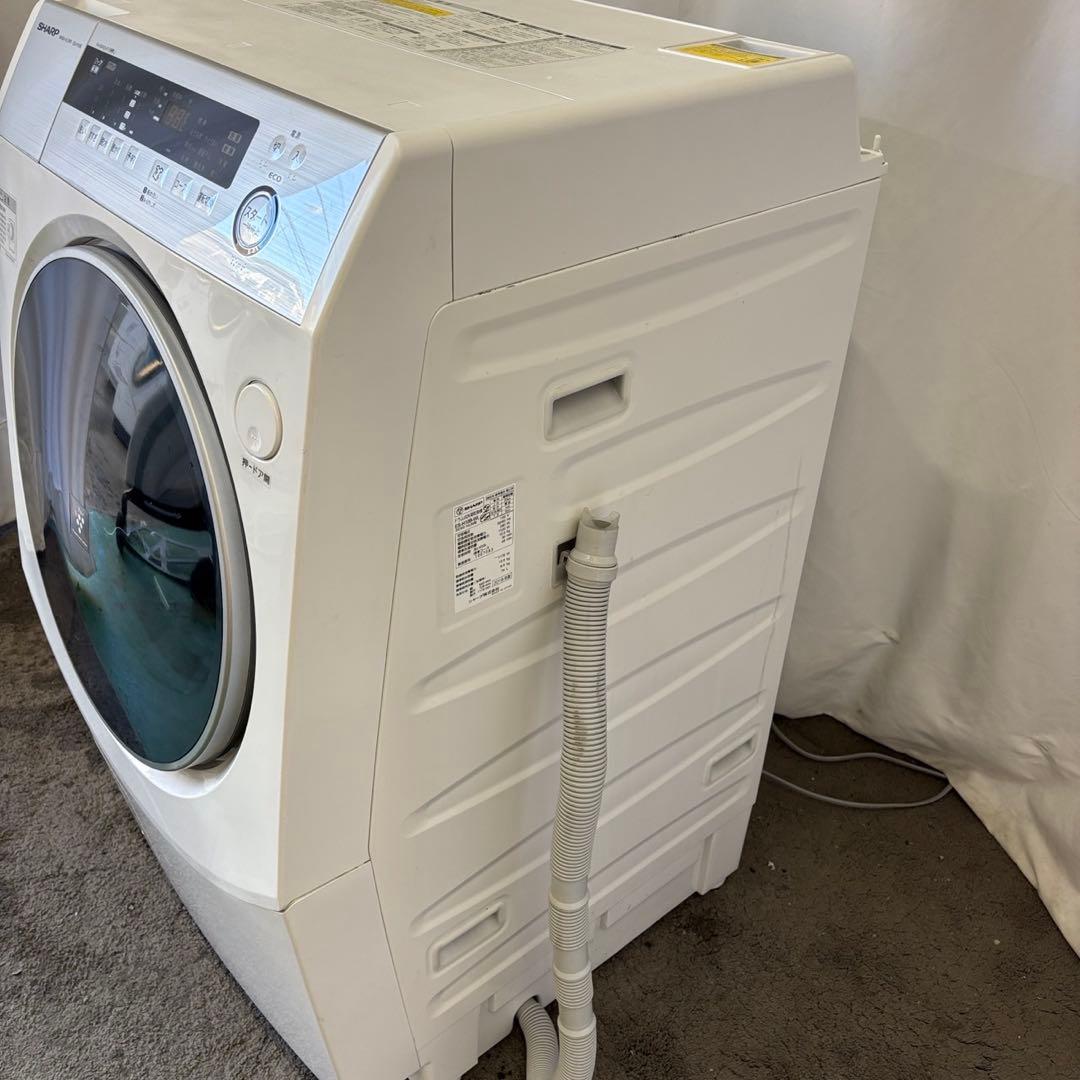 30　ドラム式洗濯機　SHARP　乾燥　10キロ　左開き　設置無料　安い