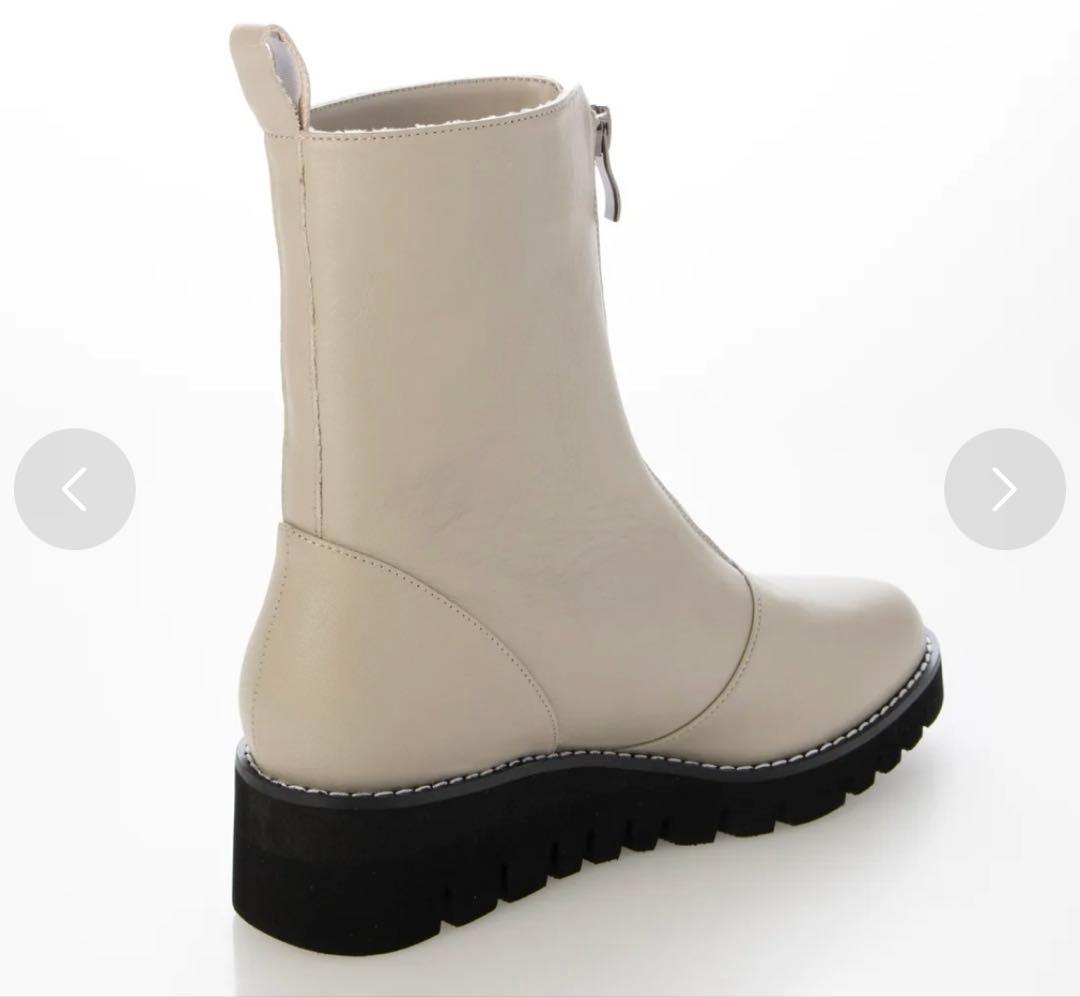 【新品・未使用】neue diffusion センタージップショートブーツ