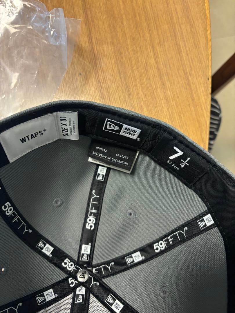 WTAPS 59FIFTY グレー キャップ 7 1/4