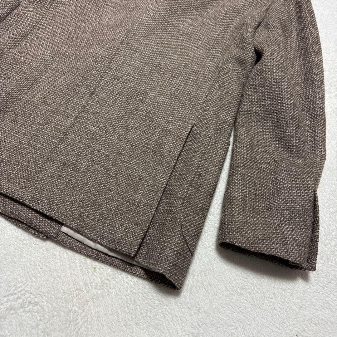 極美品 ユニバーサルランゲージ テーラードジャケット XL ツイード カノニコ