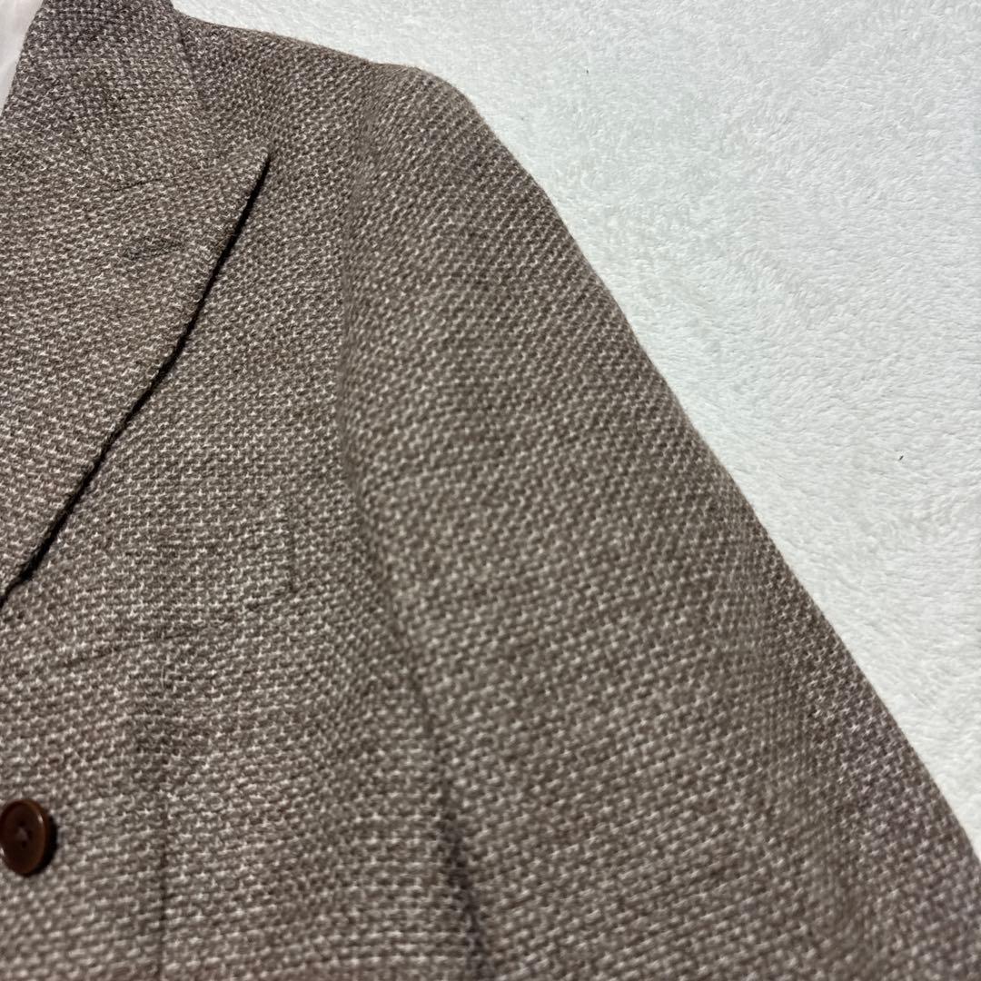 極美品 ユニバーサルランゲージ テーラードジャケット XL ツイード カノニコ