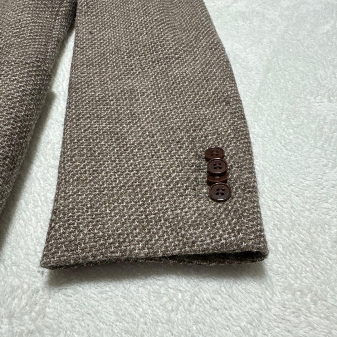 極美品 ユニバーサルランゲージ テーラードジャケット XL ツイード カノニコ