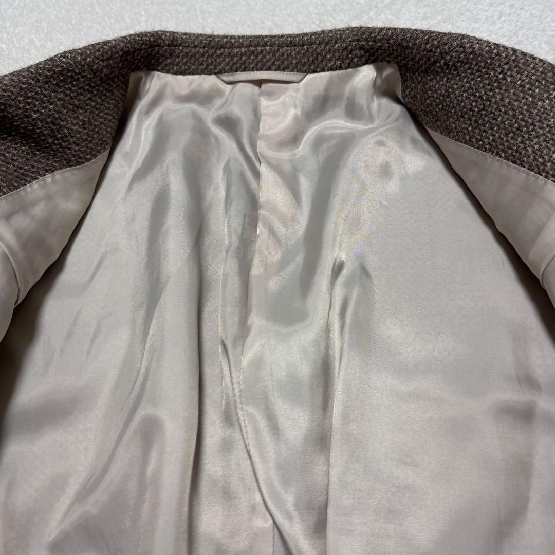 極美品 ユニバーサルランゲージ テーラードジャケット XL ツイード カノニコ