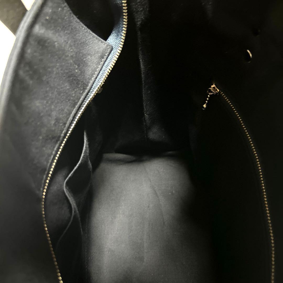 「専用」ミナペルホネン舟形トートファスナー付き　ハンドメイド