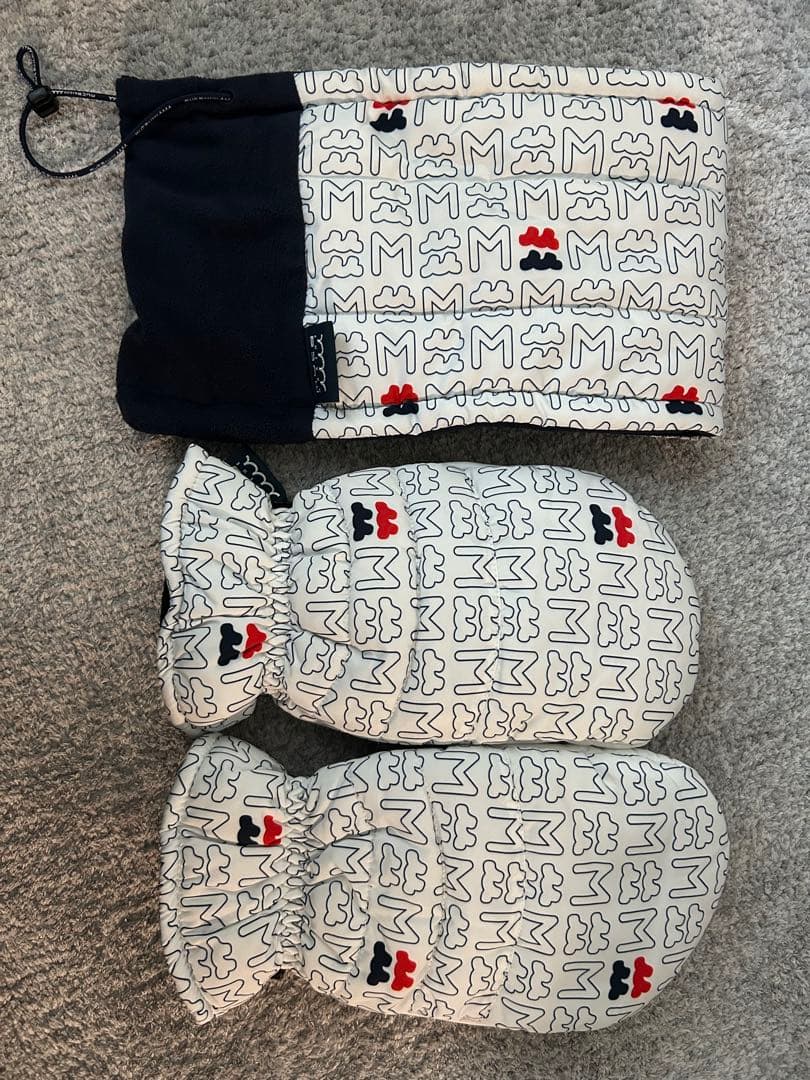 muta ミトン、ネックウォーマーセット