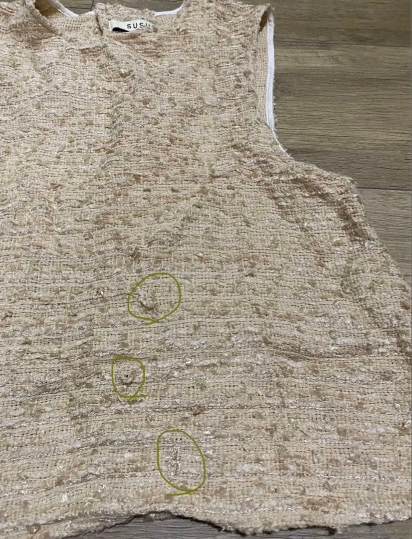 susuri ムールベスト 2024SS ベスト　ジレ　ススリ