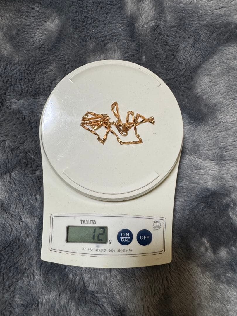 【12g】　k18 ネックレス