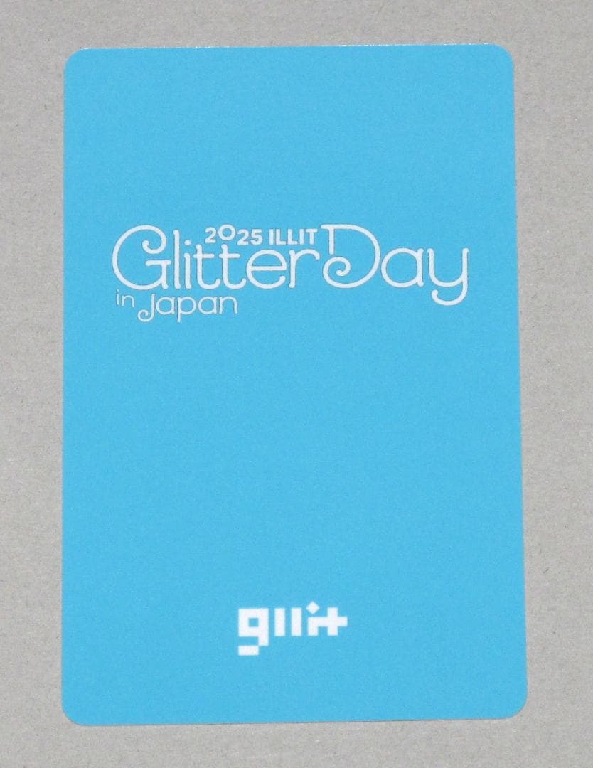 モカ ILLIT Glitter Day 2025 会場限定FCトレカ