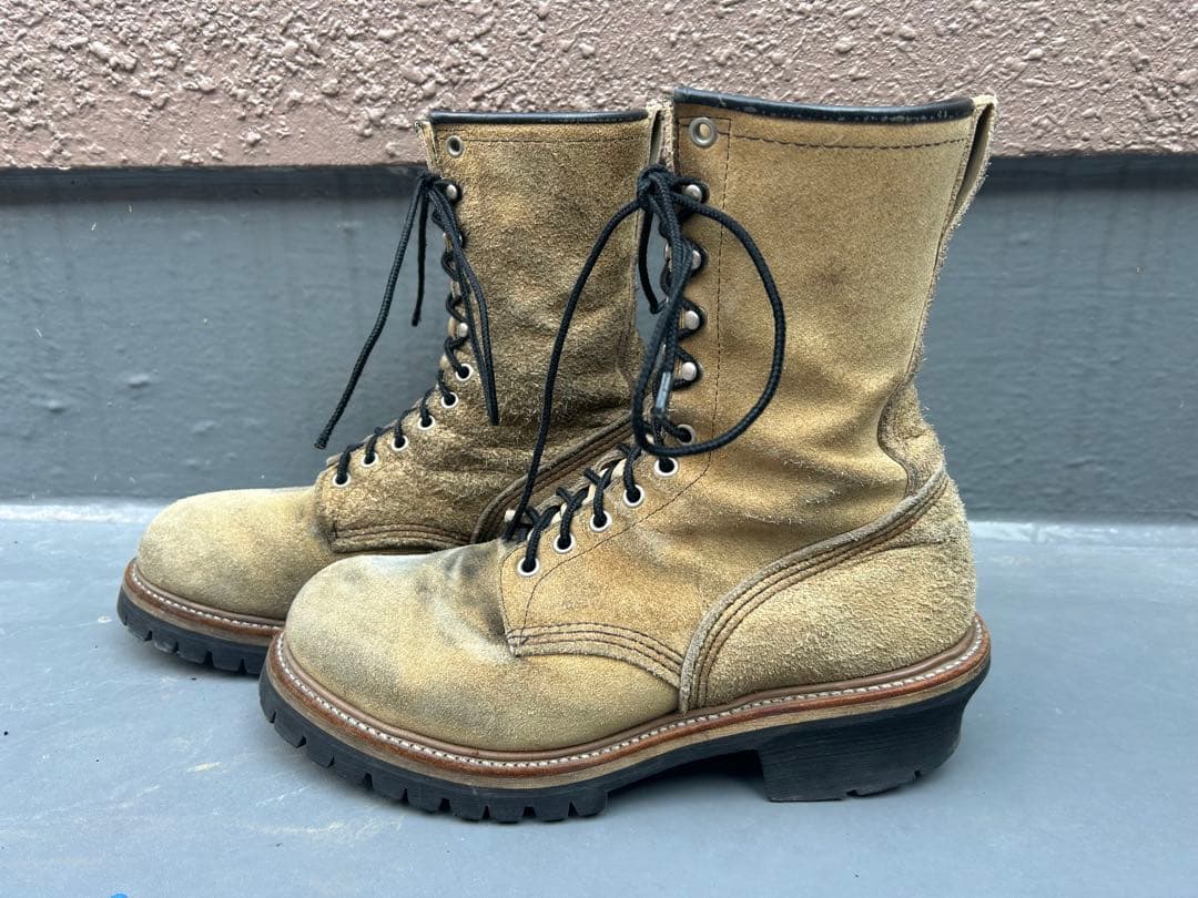 レッドウィング　ロガーブーツ　ラフアウト　8D