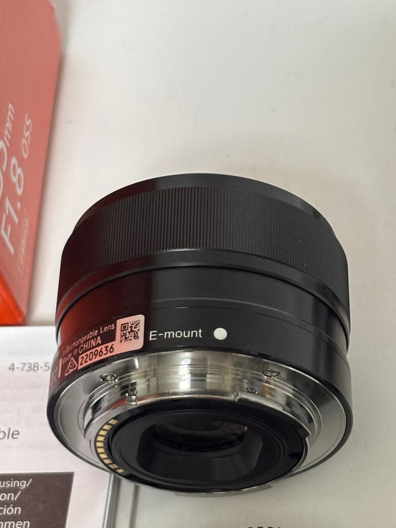 【美品】SONY E 35mm F1.8 OSS Eマウント用 SEL35F18