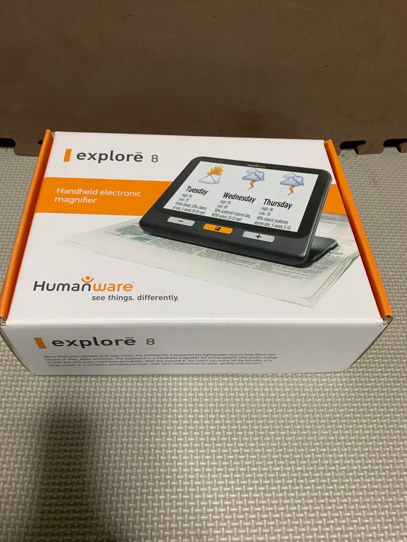 高級携帯型拡大読書器　エキスプロ8 / FGEX-1016