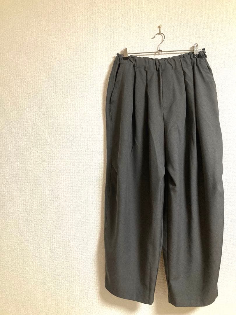 ミズイロインド　ワイドカーゴパンツ　mizuiroind