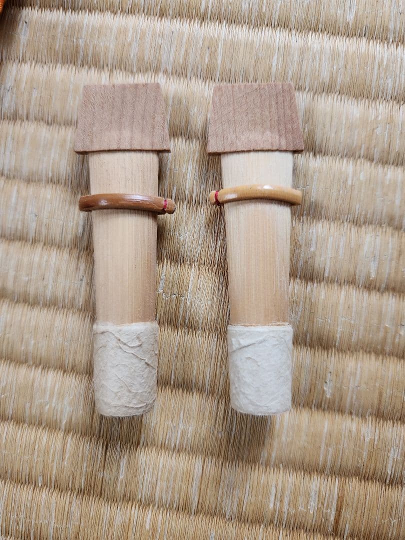 樺巻き　本格篳篥セット（付属品付き）