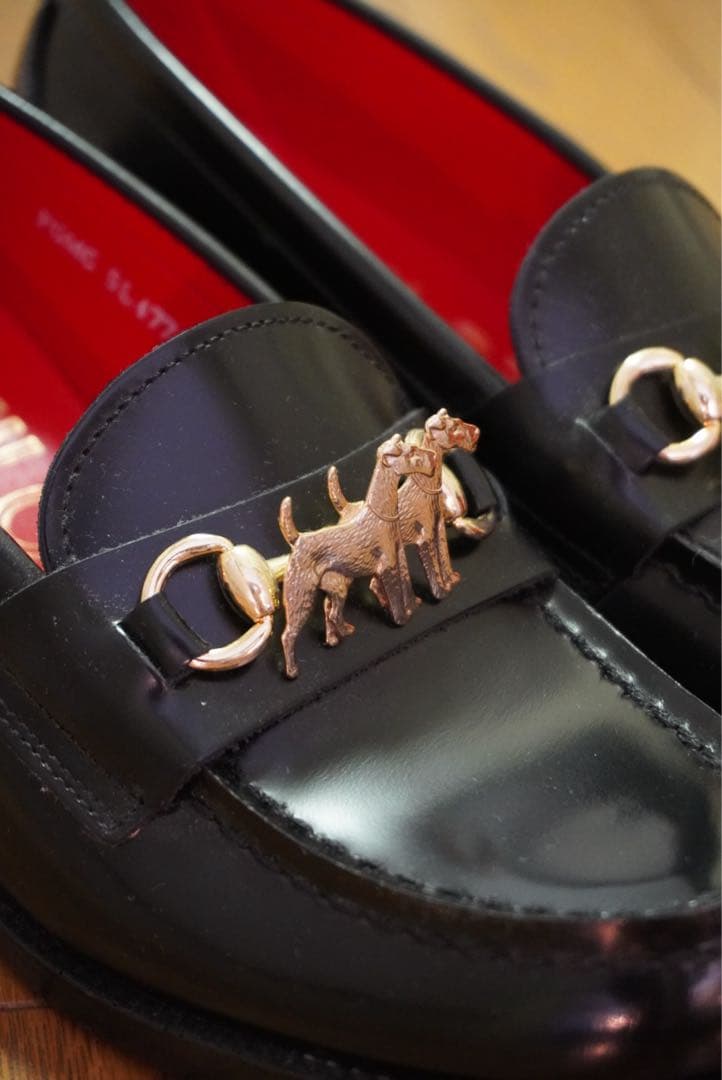 SIIILON×HARUTA memory loafers 23.5cm