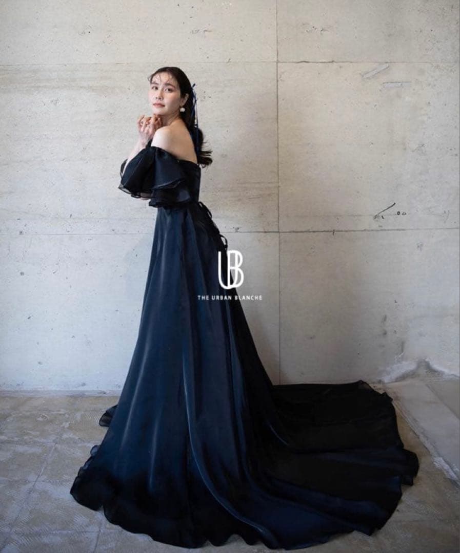 はるブラックドレス　アーバンブランシュ　urbanblanche