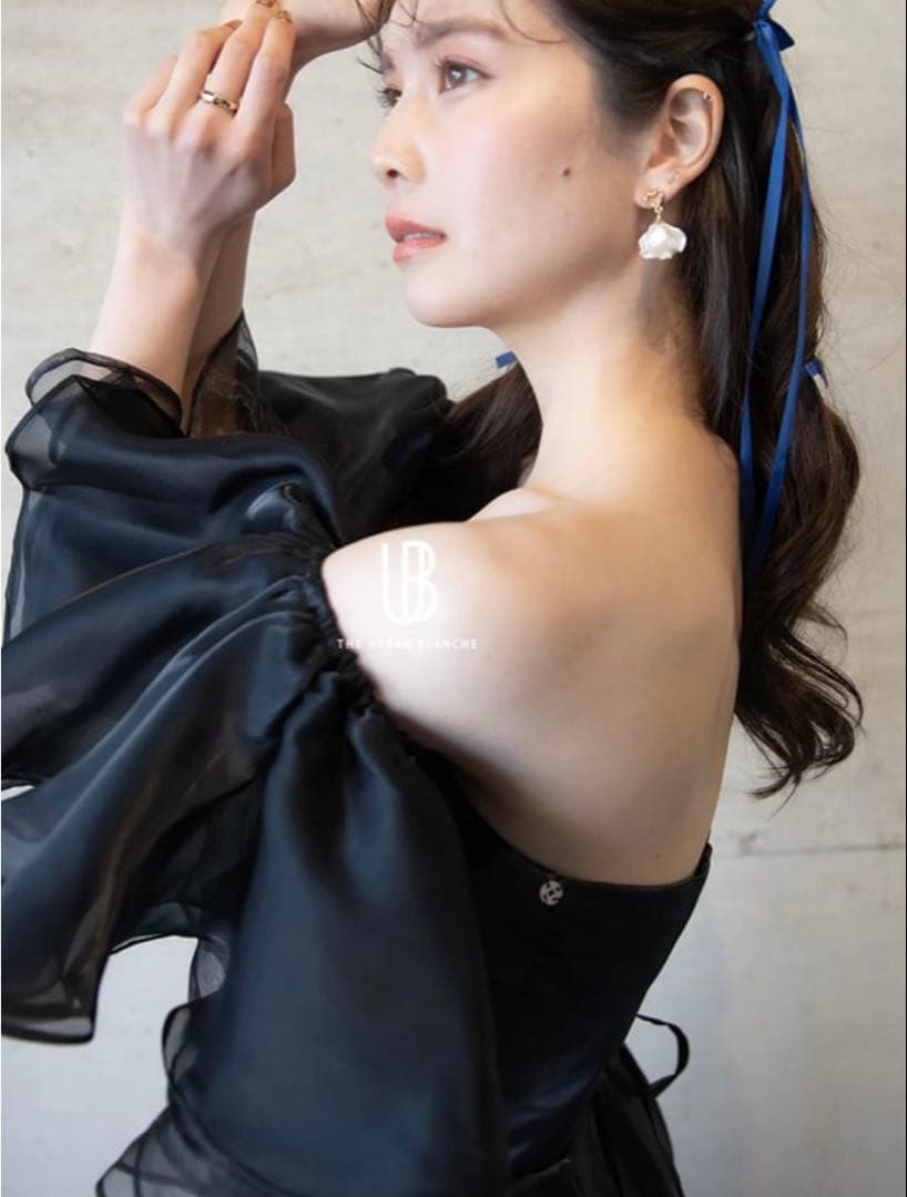 はるブラックドレス　アーバンブランシュ　urbanblanche