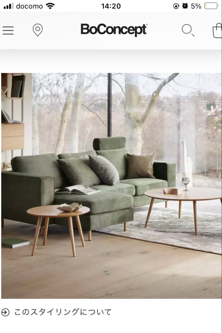 BoConcept I.D.V. ソファ　脚4つセット