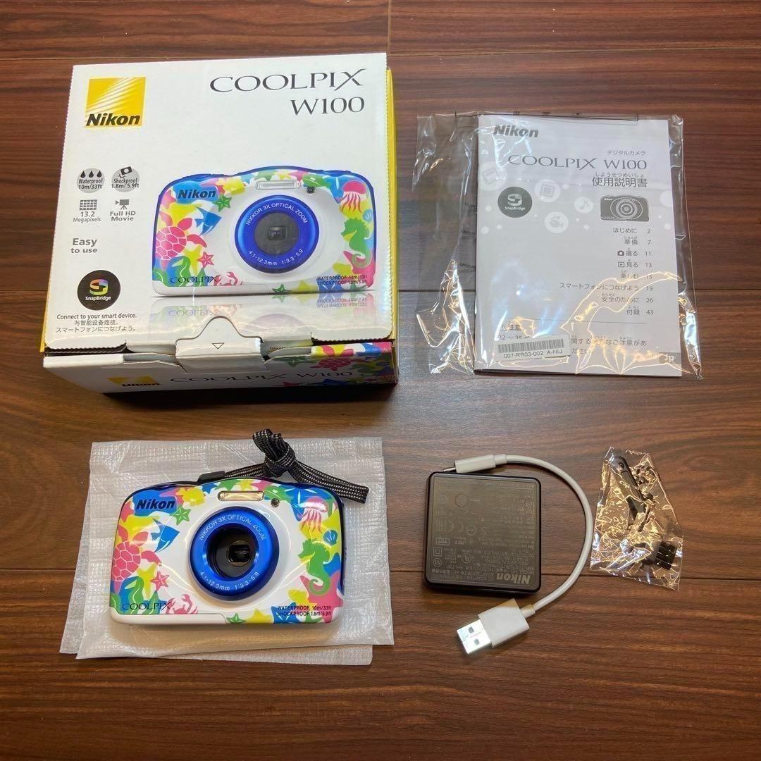 Nikon coolpix W100 デジカメ 2717