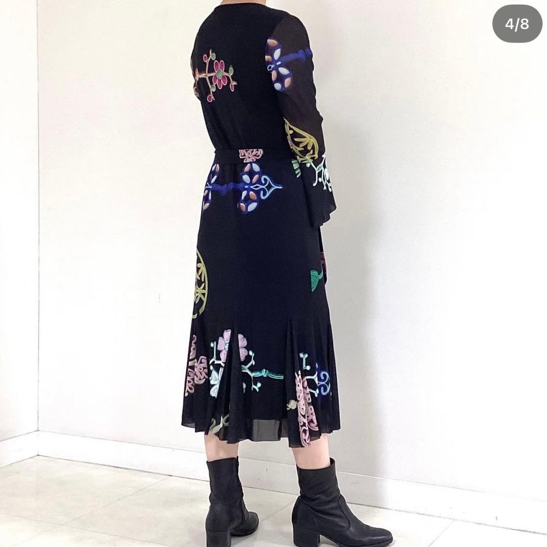 美品✨️VIVIENNE TAM チャイニーズパンコウプリントワンピース 40