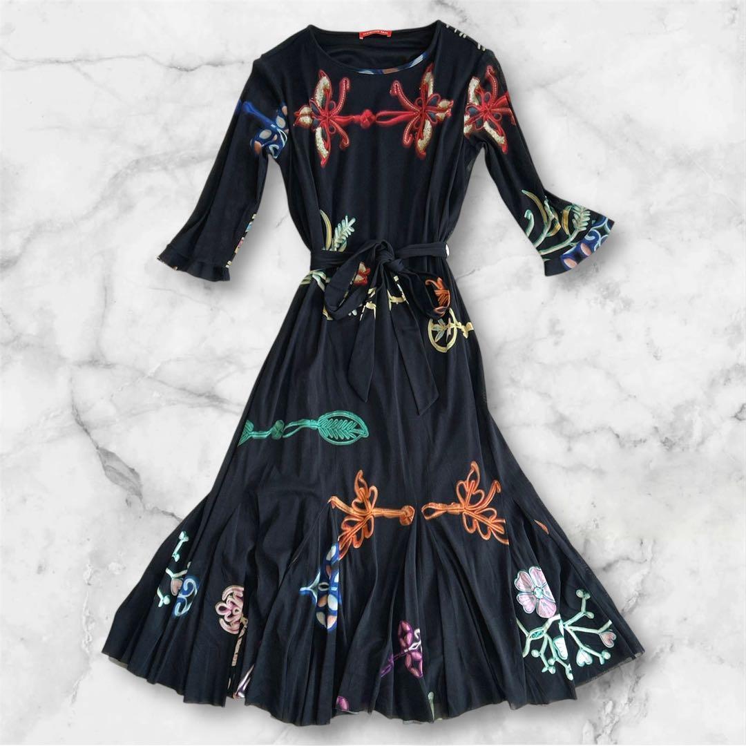 美品✨️VIVIENNE TAM チャイニーズパンコウプリントワンピース 40