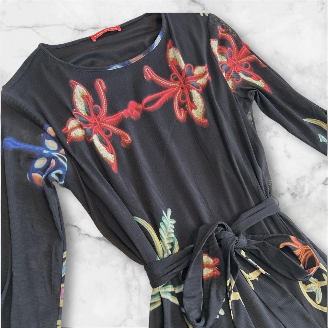 美品✨️VIVIENNE TAM チャイニーズパンコウプリントワンピース 40