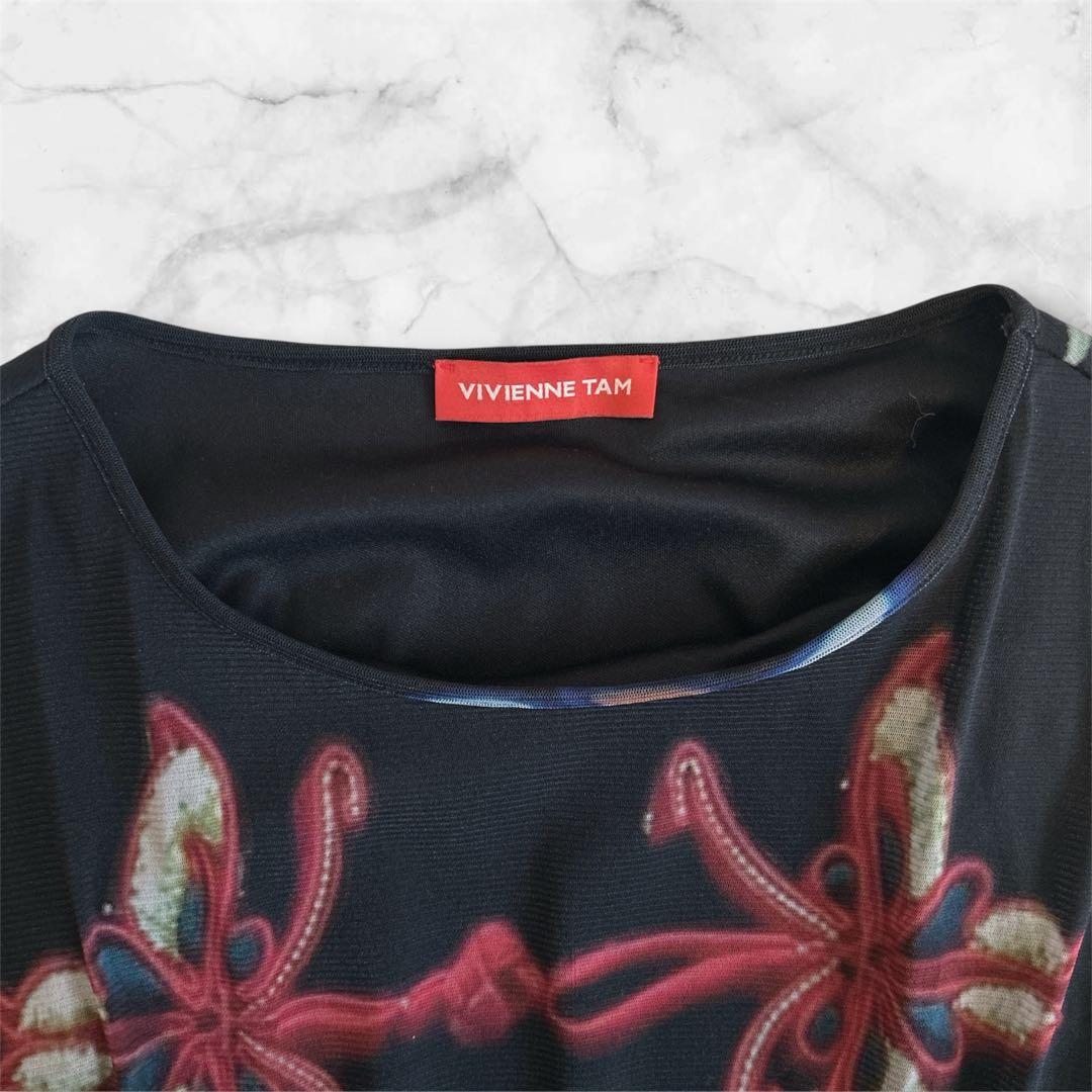 美品✨️VIVIENNE TAM チャイニーズパンコウプリントワンピース 40